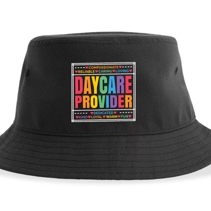 Daycare Provider And Childcare Provider Sustainable Bucket Hat