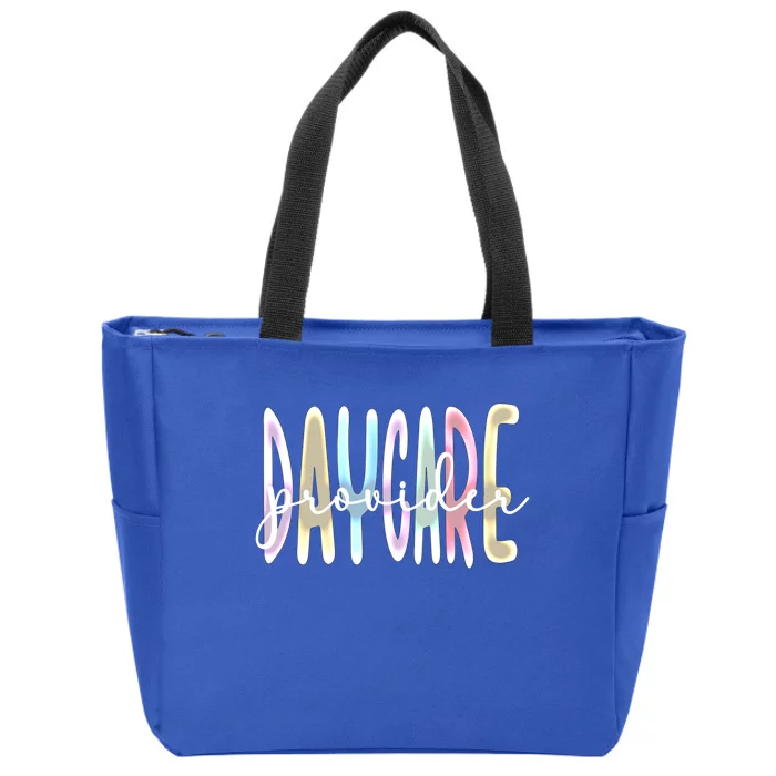 Daycare Provider Appreciation Daycare Teacher Gift Zip Tote Bag