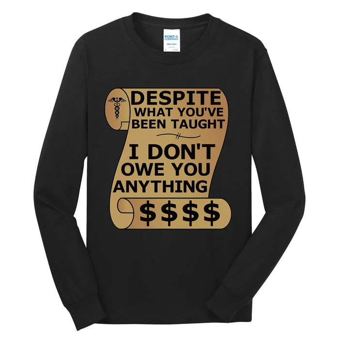 Dear Person Behind Me The World Is A Better Place 2 Side Tall Long Sleeve T-Shirt