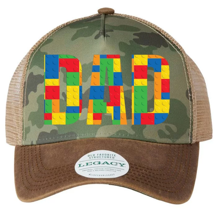 Dad Parent Brick Master Builder Building Blocks Set Family Legacy Tie Dye Trucker Hat