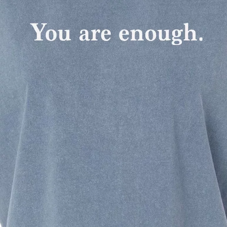 Dear Person Behind Me You Are Enough Love Awareness Peace Garment-Dyed Women's Muscle Tee