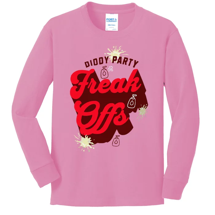 Diddy Party Baby Oil Freak Offs Kids Long Sleeve Shirt