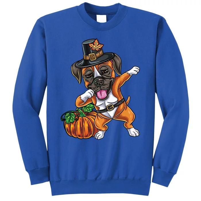 Dabbing Pilgrim Boxer Thanksgiving Gift Sweatshirt