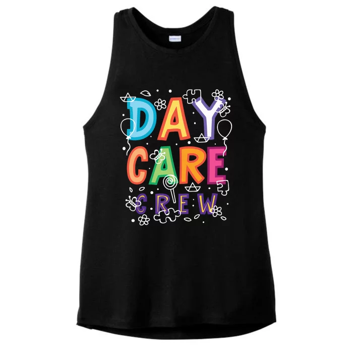 Daycare Provider Childcare Preschool Teacher Ladies Tri-Blend Wicking Tank