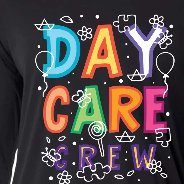 Daycare Provider Childcare Preschool Teacher Cooling Performance Long Sleeve Crew