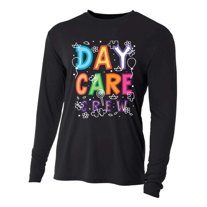 Daycare Provider Childcare Preschool Teacher Cooling Performance Long Sleeve Crew