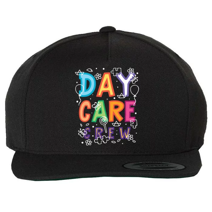 Daycare Provider Childcare Preschool Teacher Wool Snapback Cap