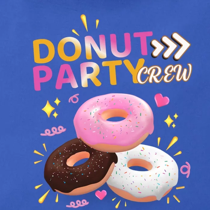 Donut Party Crew Family Matching Friends Donut Lover Funny Gift Zip Tote Bag