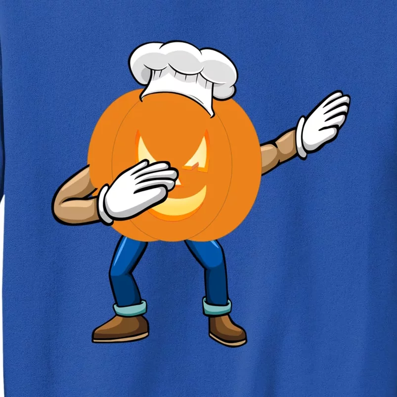 Dabbing Pumpkin Chef Gift Funny Halloween Chef Cool Gift Sweatshirt