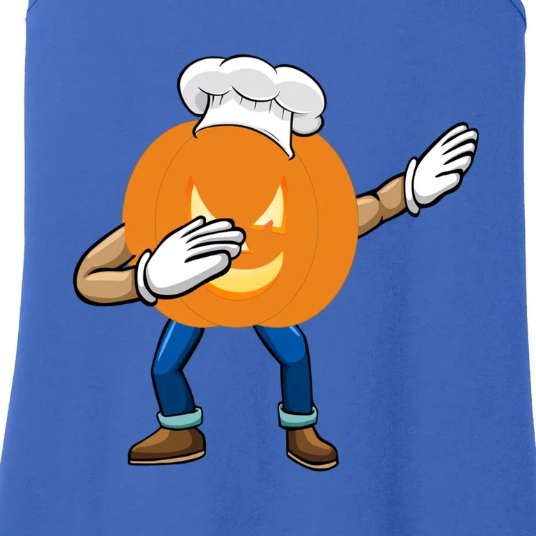 Dabbing Pumpkin Chef Gift Funny Halloween Chef Cool Gift Ladies Essential Tank