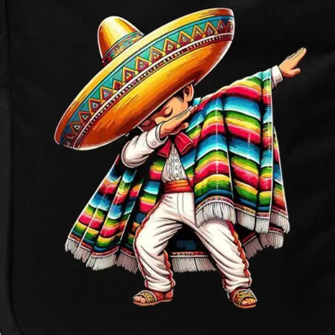 Dabbing Poncho Cinco De Mayo Mexican Holiday Impact Tech Backpack