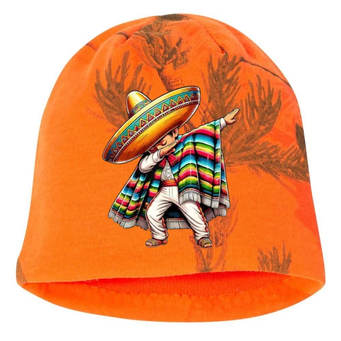 Dabbing Poncho Cinco De Mayo Mexican Holiday Kati - Camo Knit Beanie