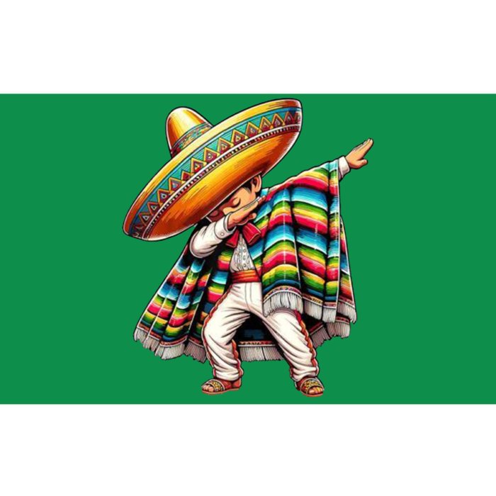 Dabbing Poncho Cinco De Mayo Mexican Holiday Bumper Sticker