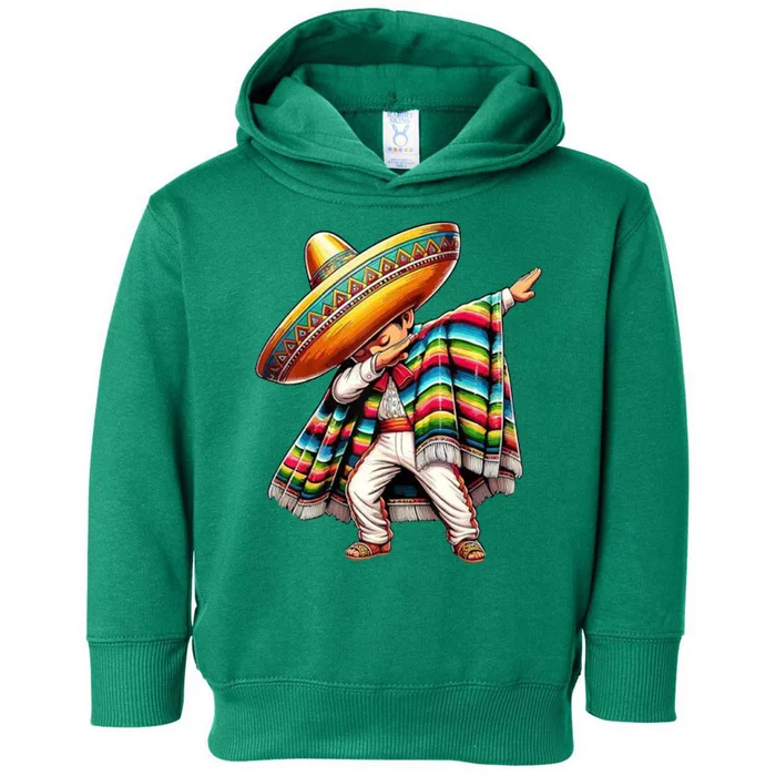 Dabbing Poncho Cinco De Mayo Mexican Holiday Toddler Hoodie