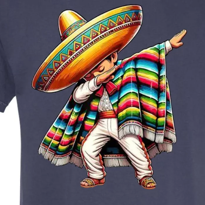 Dabbing Poncho Cinco De Mayo Mexican Holiday Garment-Dyed Heavyweight T-Shirt