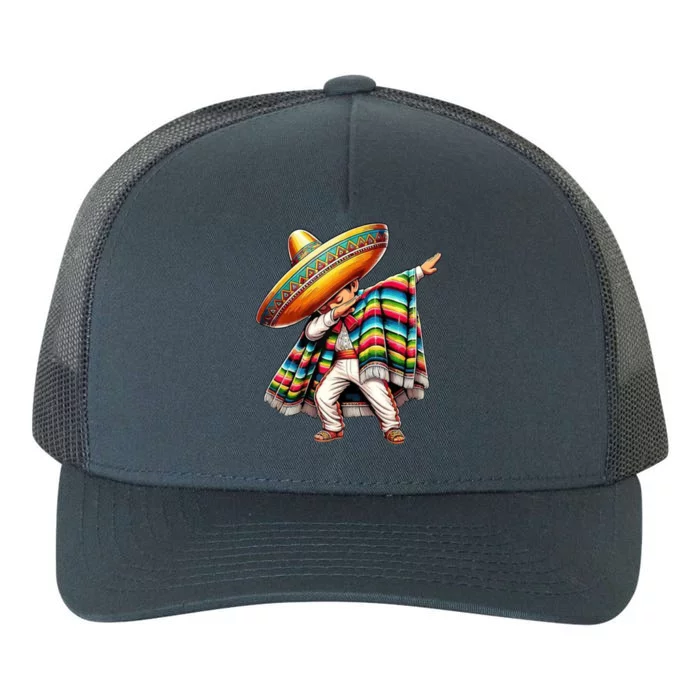 Dabbing Poncho Cinco De Mayo Mexican Holiday Yupoong Adult 5-Panel Trucker Hat