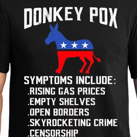 Donkey Pox Conservative Republican Anti Biden Donkeypox Pajama Set