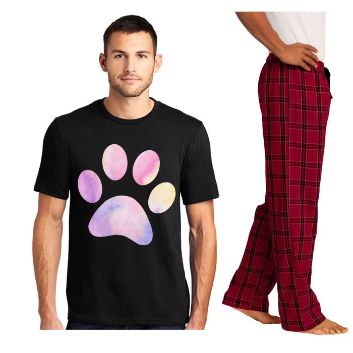 Dog Paw colorful Print Dog Love Pet Paw Pajama Set