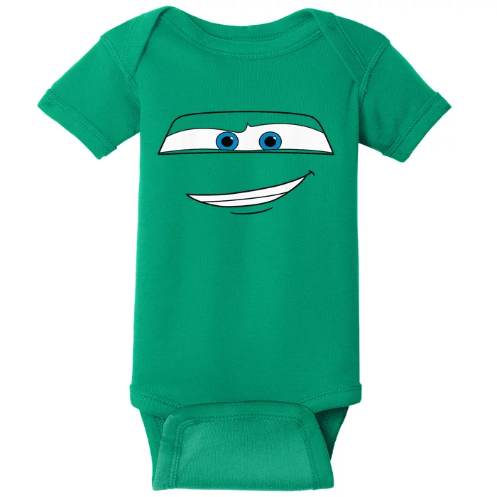 Disny Pxar Cars Lightning Mcquen Big Face Cartoon Face Cars Baby Bodysuit