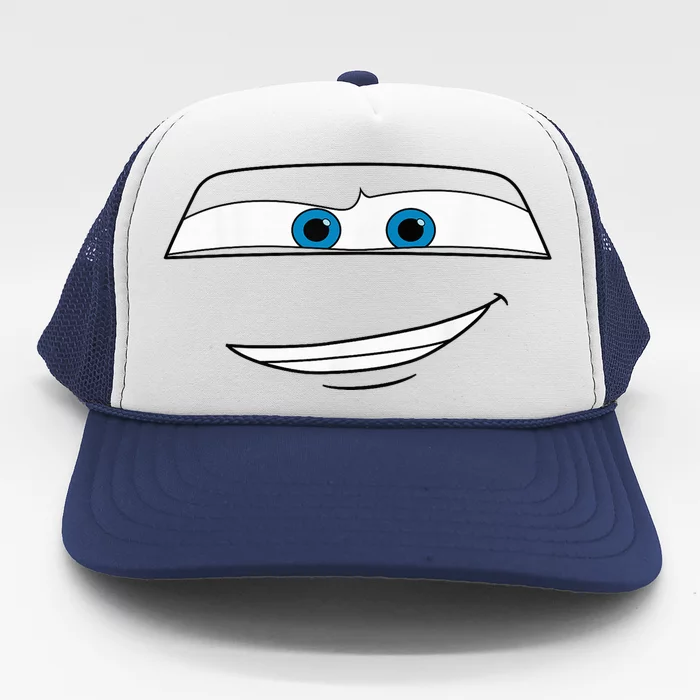 Disny Pxar Cars Lightning Mcquen Big Face Cartoon Face Cars Trucker Hat