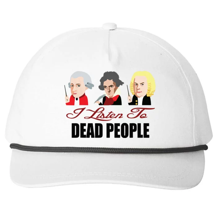 Dead People Classical Music ShirtMozart Beethoven Bach Tee Snapback Five-Panel Rope Hat