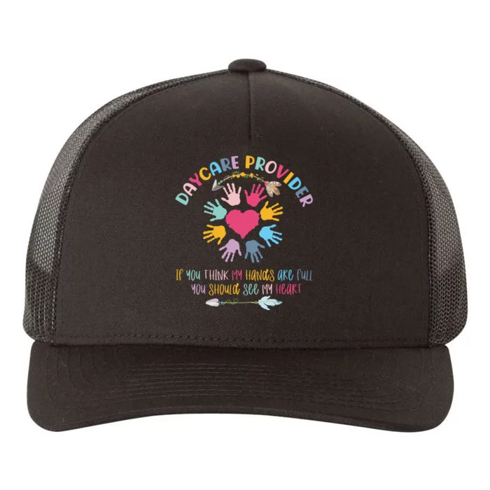 Daycare Provider Childcare Prek Teacher Appreciation Yupoong Adult 5-Panel Trucker Hat