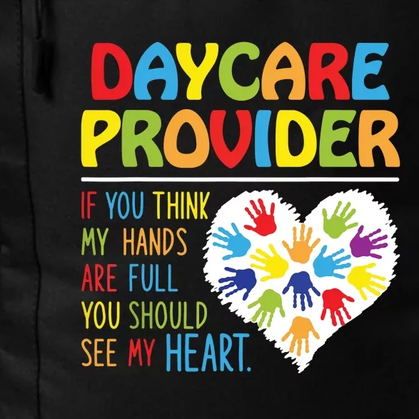 Daycare Provider Childcare Prek Teacher Appreciation Daily Commute Backpack