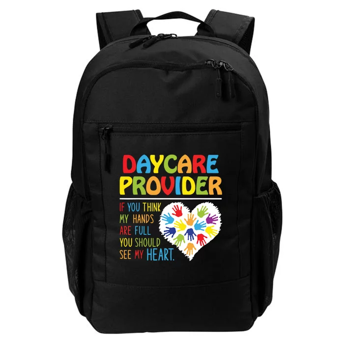 Daycare Provider Childcare Prek Teacher Appreciation Daily Commute Backpack