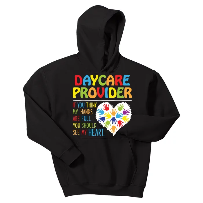 Daycare Provider Childcare Prek Teacher Appreciation Kids Hoodie