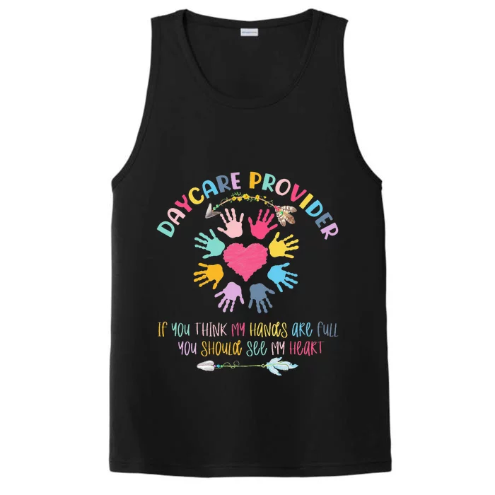 Daycare Provider Childcare Pre K Teacher Appreciation Performance Tank