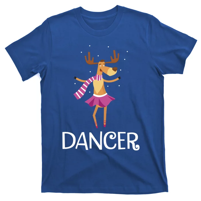 Dancer Prancer Christmas Dancing Reindeer Gift T-Shirt