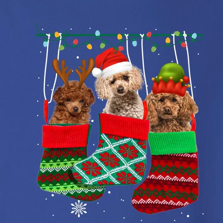 Dog Poodle Christmas Socks Funny Xmas Pajama Pet Puppy Gift Toddler Long Sleeve Shirt