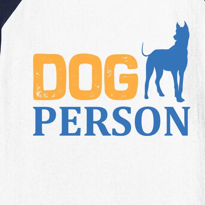 Dog Person Baseball Sleeve Shirt