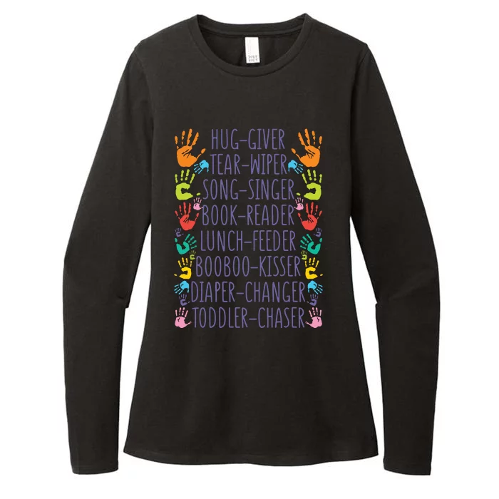 Daycare Provider Daycare Teacher Childcare Provider Womens CVC Long Sleeve Shirt