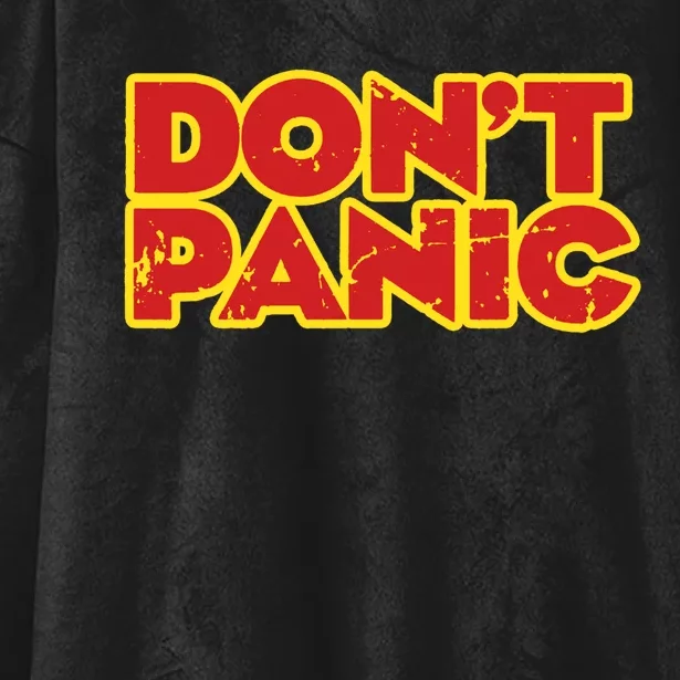 Dont Panic Hooded Wearable Blanket