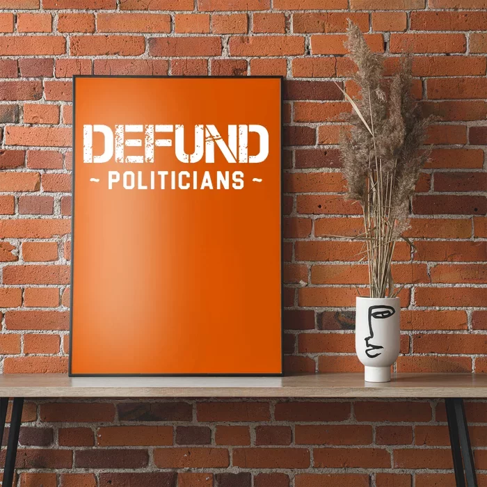 Defund Politicians Poster