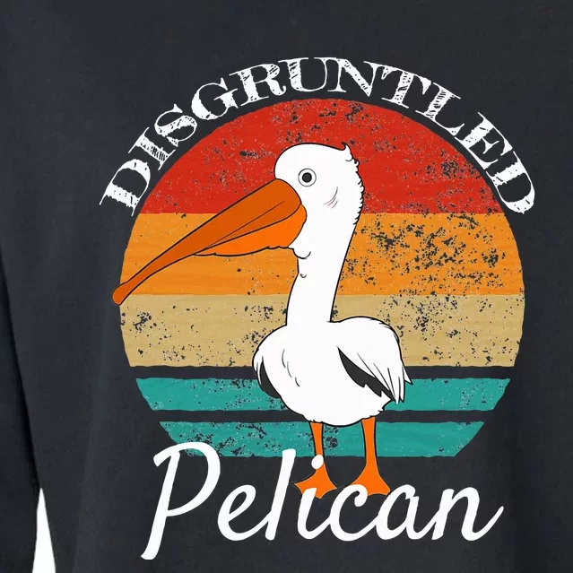 Disgruntled Pelican Cropped Pullover Crew