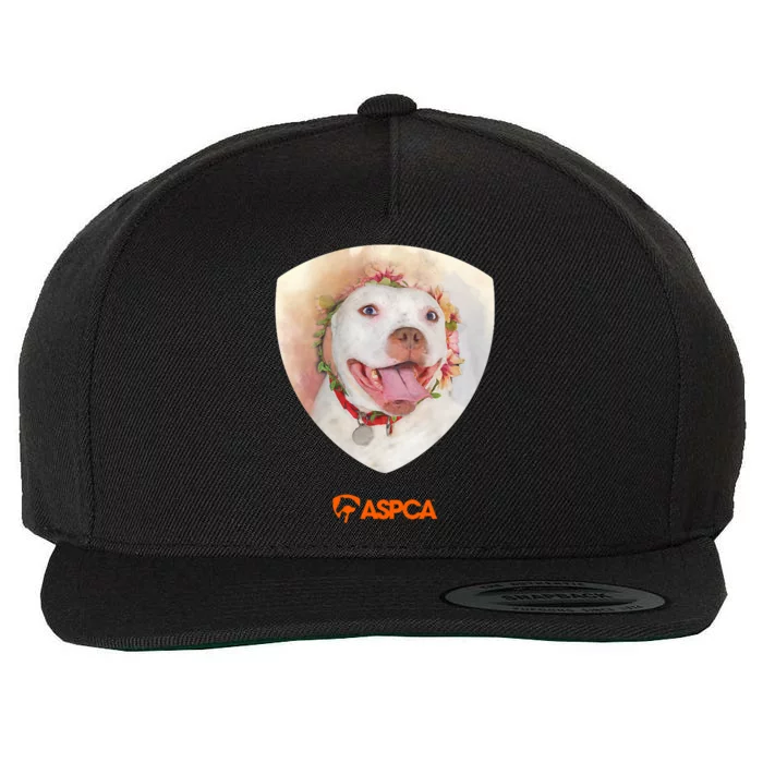 Dog Portrait Wool Snapback Cap