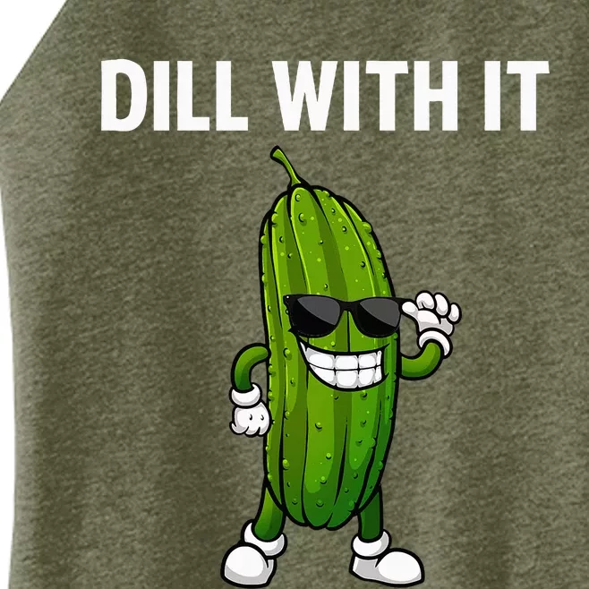 Dill Pickle Design For Cucumber Pickle Lover Women’s Perfect Tri Rocker Tank