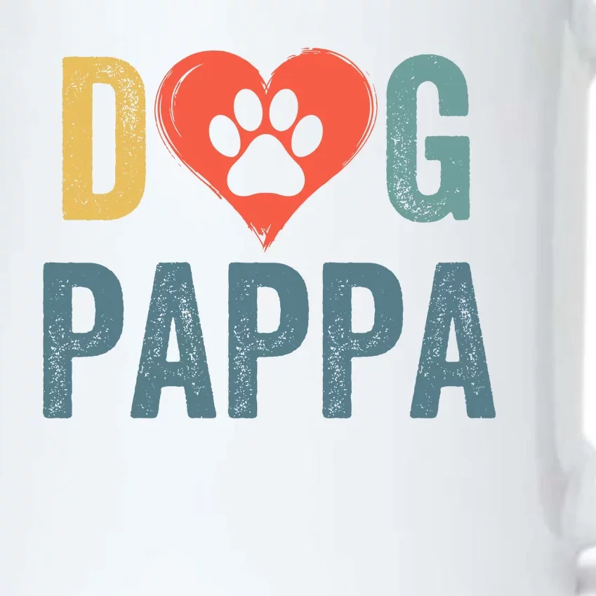 Dog Pappa Dog Parent Happy FatherS Day Dog Lover Dog Pappa Loving Pappa Black Color Changing Mug