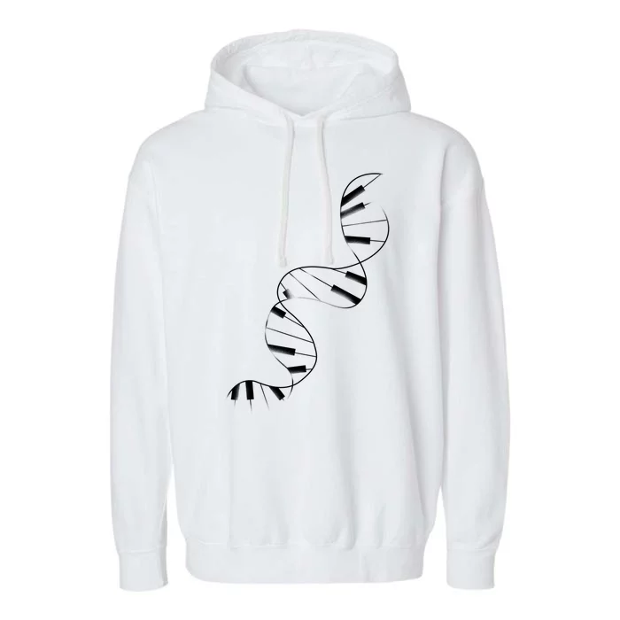 Dna Piano Garment-Dyed Fleece Hoodie