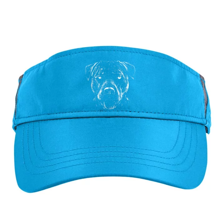 Detailed Pitbull Dog Adult Drive Performance Visor