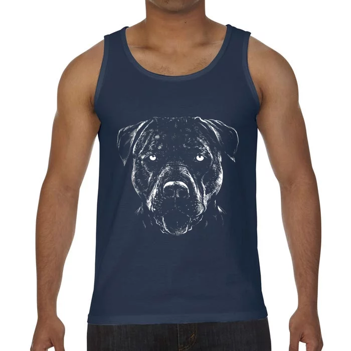 Detailed Pitbull Dog Comfort Colors® Tank Top