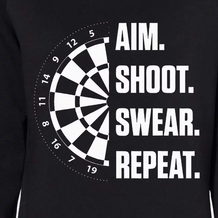 Darts Problems Dartboard Fun Hobby Dart Player Womens California Wash Sweatshirt