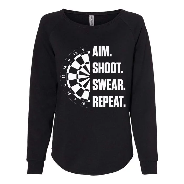 Darts Problems Dartboard Fun Hobby Dart Player Womens California Wash Sweatshirt