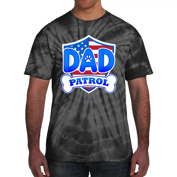 Dad Patrol Dog Tie-Dye T-Shirt