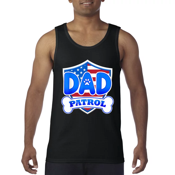 Dad Patrol Dog Tank Top