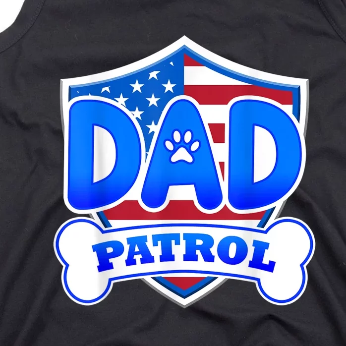 Dad Patrol Dog Tank Top