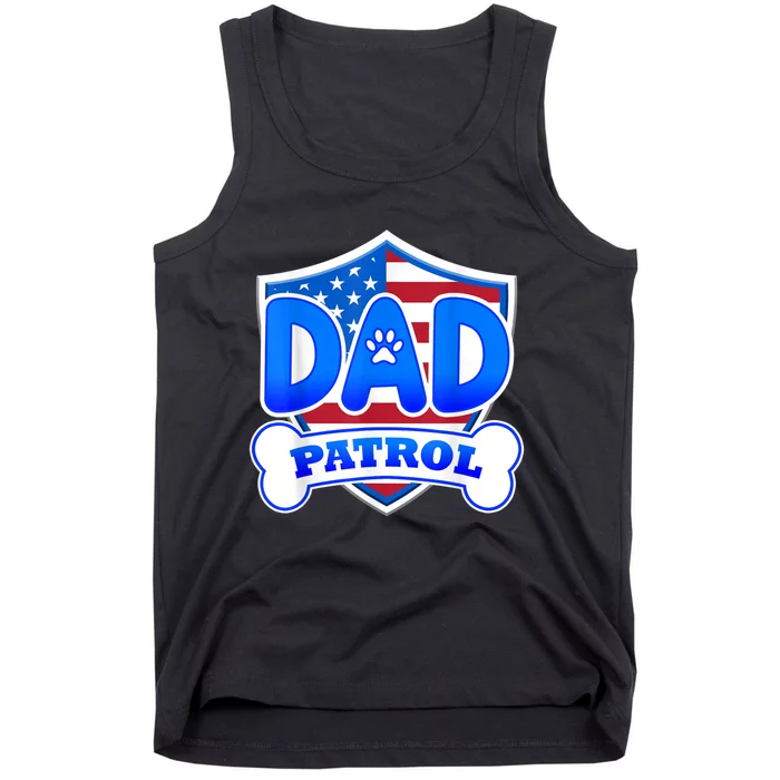 Dad Patrol Dog Tank Top