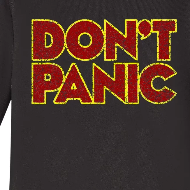 DonT Panic Baby Long Sleeve Bodysuit